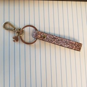Kate spade rose gold keychain